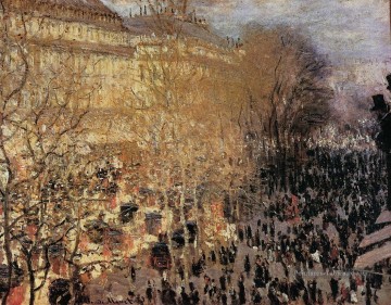  claude - Le Boulevard des Capucins Claude Monet